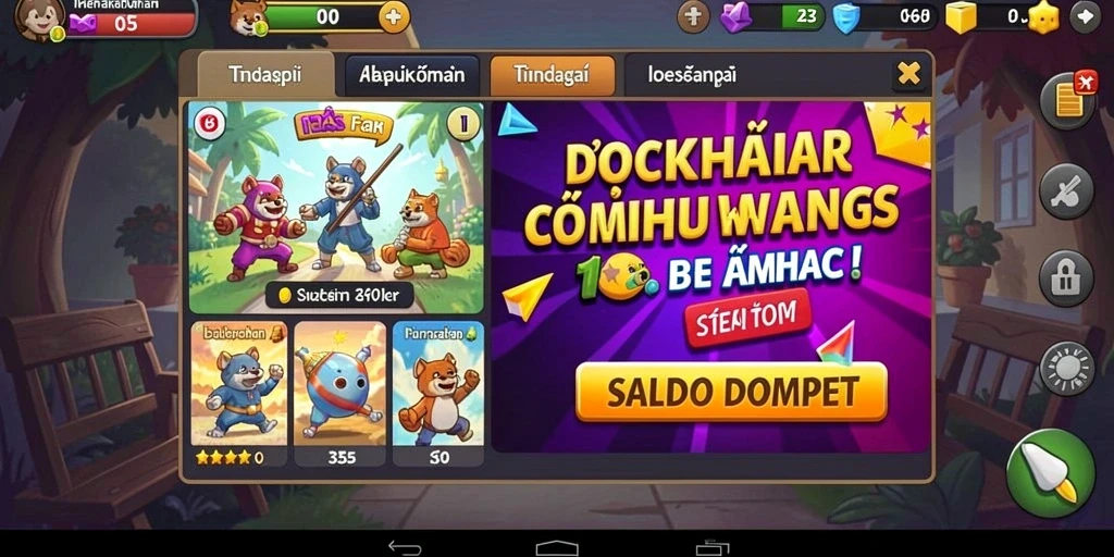Beragam pilihan permainan judi yang tersedia.
