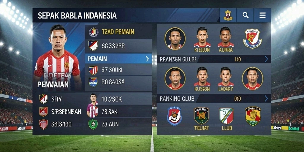 Desain antarmuka yang mudah digunakan untuk navigasi.